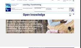 
							         Open knowledge - UOC (Universitat Oberta de Catalunya)								  
							    
