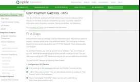 
							         Open Payment Gateway (OPG) - optile - optile.io								  
							    