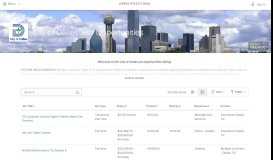 
							         Open Positions | Sorted by Job Title ascending | City of Dallas Job ...								  
							    