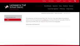 
							         Open Records Info / Home - Lackawanna Trail School District								  
							    