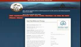 
							         Open Sky Wilderness Therapy | Outdoor Behavioral Healthcare Council								  
							    