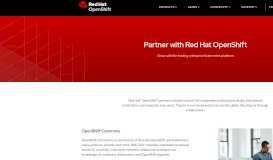 
							         Open Source Partner Programs - Red Hat OpenShift								  
							    