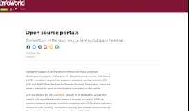 
							         Open source portals | InfoWorld								  
							    