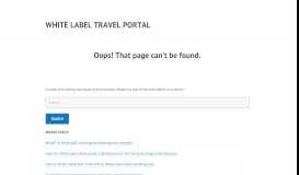 
							         open source travel portal – White Label Travel Portal								  
							    