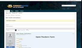 
							         Open Tracker: GimmePeers - Torrent Invites - Get your free ...								  
							    