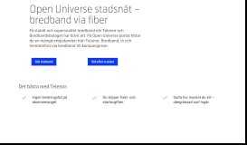 
							         Open Universe portal - bredband via fiber | Telenor								  
							    