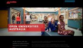 
							         Open Universities Australia - Griffith University								  
							    