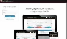 
							         OpenAM (Login) - Capella University								  
							    