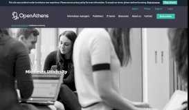
							         OpenAthens provides single sign on for Middlesex University								  
							    