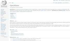 
							         OpenAthens - Wikipedia								  
							    