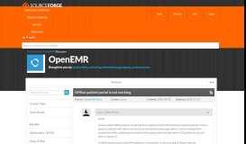 
							         OpenEMR / Discussion / OpenEMR Users:Offline patient portal is not ...								  
							    