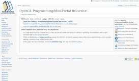 
							         OpenGL Programming/Mini-Portal Recursive - Wikibooks, open books ...								  
							    