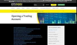 
							         Opening an Online Trading Account | City Index								  
							    