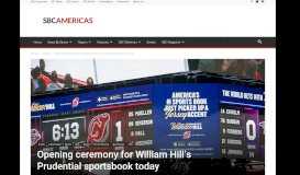
							         Opening ceremony for William Hill's Prudential sportsbook today ...								  
							    