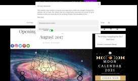 
							         Opening of the Lionsgate Portal August 2017 - Forever Conscious								  
							    