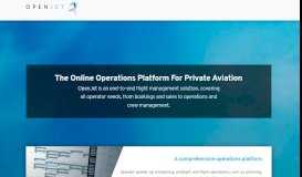 
							         OpenJet: The Operating System For Business Aviation								  
							    