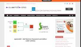
							         openLDAP - Self Service Password and Adhoc LDAP utilities								  
							    