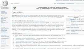 
							         Openmatics – Wikipedia								  
							    