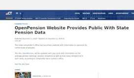 
							         OpenPension Website Provides Public With State Pension Data - NBC ...								  
							    