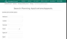 
							         opens in a new window - Search Planning Applications - Breckland								  
							    