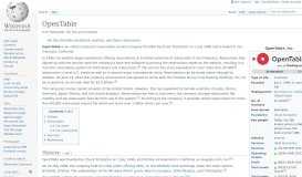 
							         OpenTable - Wikipedia								  
							    