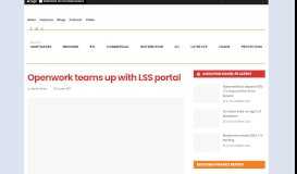 
							         Openwork teams up with LSS portal - BestAdvice								  
							    
