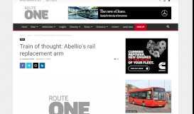 
							         Operators | Train of thought: Abellio's rail replacement ... - Route-One								  
							    