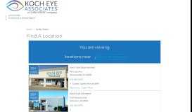 
							         Ophthalmologist Providence RI | Providence Location | Koch Eye								  
							    