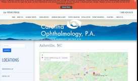 
							         Ophthalmologists Asheville | Eye Doctors North Carolina								  
							    