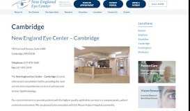 
							         Ophthalmology Cambridge | Optometry Cambridge | New England ...								  
							    
