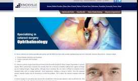 
							         Ophthalmology - Knoxville Hospital & Clinics								  
							    