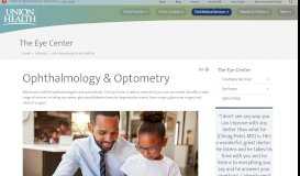 
							         Ophthalmology & Optometry Terre Haute, Indiana (IN), Union Health								  
							    
