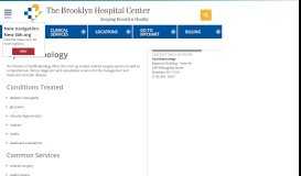 
							         Ophthalmology | The Brooklyn Hospital Center								  
							    