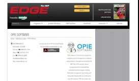 
							         OPIE Software - OPEDGE.COM								  
							    