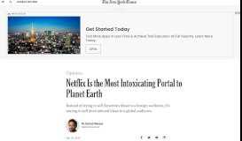 
							         Opinion | Netflix Is the Most Intoxicating Portal to Planet Earth - The ...								  
							    