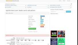 
							         Opisticker : OPIS Spot Ticker 6.0 Website stats and valuation								  
							    