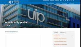 
							         oportunnity portal | Universidad Interamericana de Panamá								  
							    
