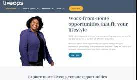 
							         Opportunities - Liveops agent								  
							    