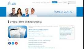 
							         OPSEU Forms and Documents | OPSEU								  
							    
