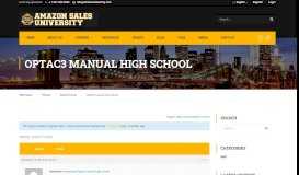 
							         Optac3 manual high school - AMZ Sales								  
							    