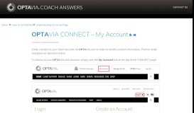 
							         OPTAVIA CONNECT – My Account - optavia coach answers								  
							    