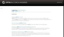 
							         OPTAVIA PAY | OPTAVIA Coach Answers								  
							    