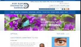 
							         Optical - Koby Karp Doctors Eye Institute								  
							    