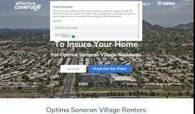 
							         Optima Sonoran Village - Effective Coverage								  
							    