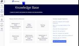 
							         Optimizely Knowledge Base: Home								  
							    