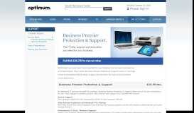 
							         Optimum Business - Customer Support - Service Plans								  
							    