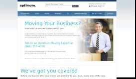 
							         Optimum Business - Moving Your Business?								  
							    