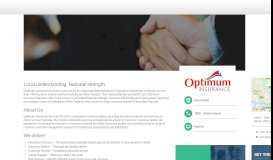 
							         Optimum Insurance Services | Insurance Advisernet								  
							    