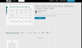 
							         OQ-Analyst Administration Methods - Open Login Page - Yumpu								  
							    