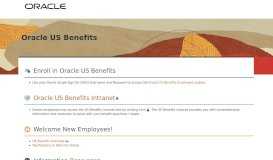 
							         Oracle Benefits								  
							    
